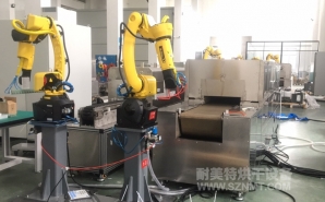 NMT-ZN-631疫苗玻璃瓶特殊涂層工藝,預熱+固化自動化對接隧道爐烘烤線(蘇州?？松?